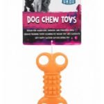 Orgo Durable Molar Cleaning Dog Chew Toy Orange