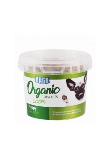 Orgo Organic Biscuit Treats with Liver And Rice for Puppies 150 gr