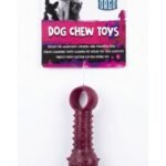 Orgo Textured Rubber Chew Toy for Dogs Purple