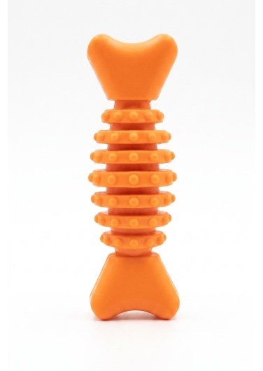 ORGO Textured Rubber Durable Dental Care Orange