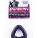 Orgo Triangle Durable Dog Molar Chew Toy Purple