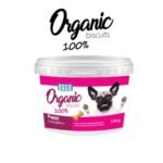 Orgo Organic Turkey And Rice Dog Treats for Puppies 150g Healthy Biscuit Tub