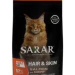 Sarar Hypoallergenic Hair & Skin Dry Food with Salmon & Shrimp for Adult Cats 2KG