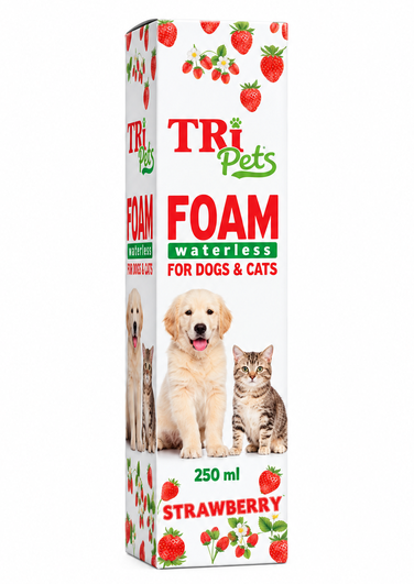 tripets-foam-waterless-strawberry-250ml-376x531 tr pet foam 250ml strawberry - Image 1