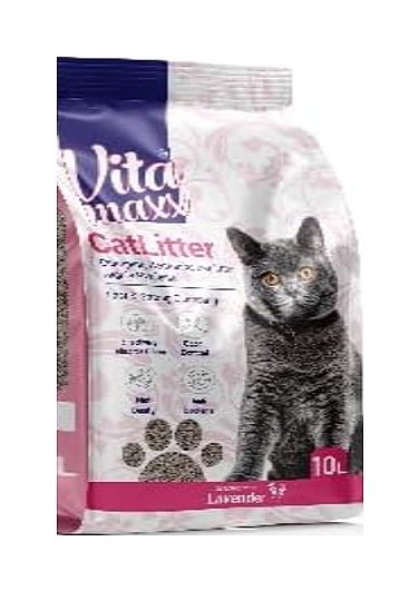 Vita Maxx Clumping Cat Litter Lavender Scent 10 L