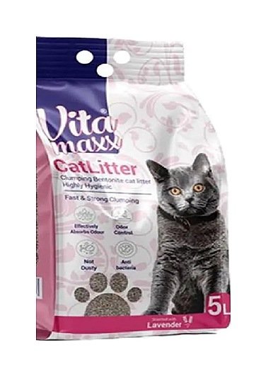 Vita Maxx Clumping Cat Litter Lavender Scent 5l