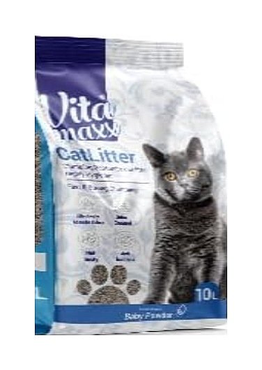 Vita Maxx Clumping Cat Litter Sand Baby Powder 10 L